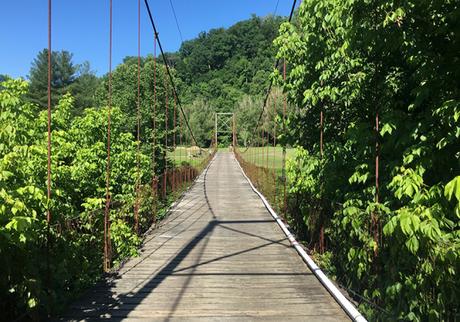 Wooden foot bridge_mile 19 of Hatfield McCoy Marathon