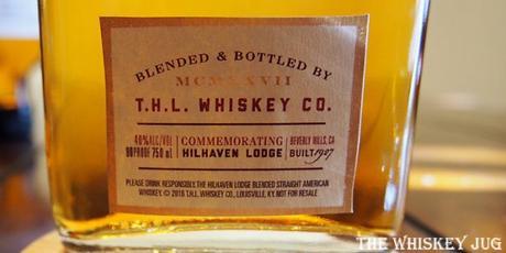 Hilhaven Lodge Whiskey Label