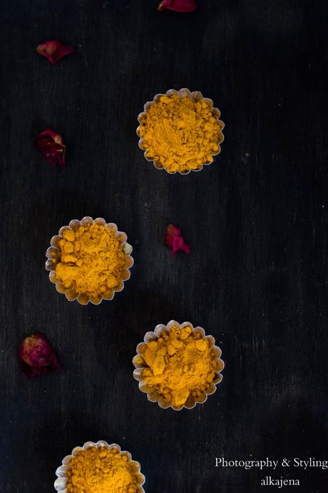 Sfouf- Lebanese Tea Cake with  Semolina