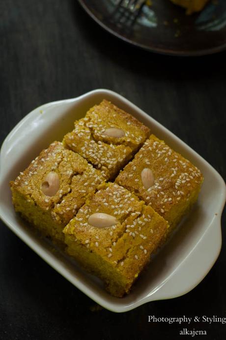 Lebanese Turmeric Cake 