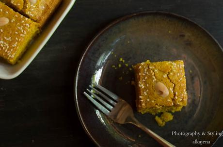 Lebanese Turmeric cake 