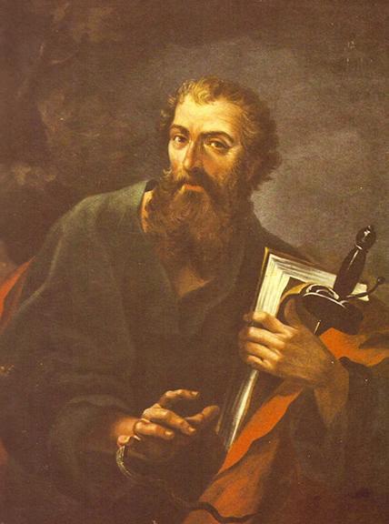 St. Paul, whom Christ struck blind