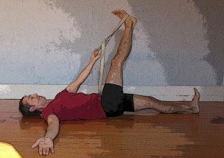 Featured Pose: Reclined Leg Stretch (Supta Padangusthasana)