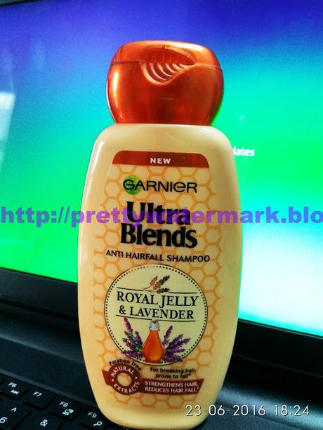 Review-Garnier Ultra Blends Royal Jelly and Lavender Anti Hairfall Shampoo