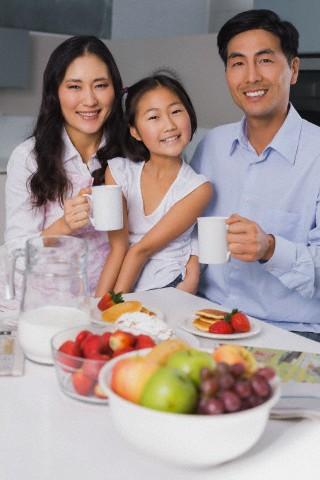 Dairy Products - milk and fresh fruits