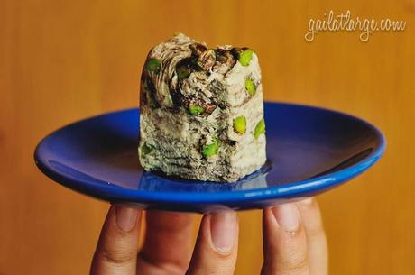 marble halva with pistachio