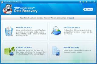 Wondershre Data Recovery Software for Windows and Mac