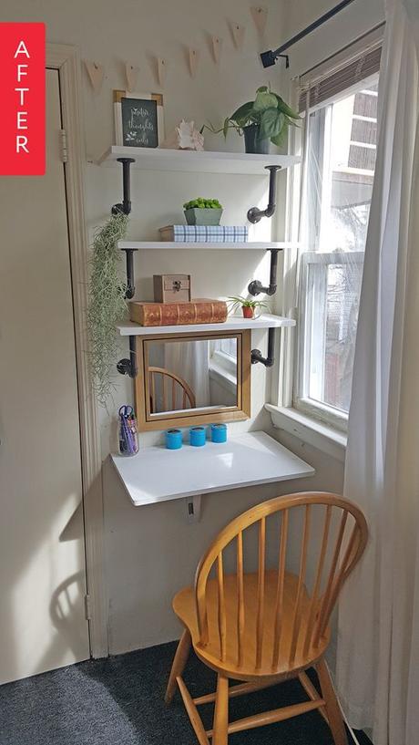 DIY Desk Transformations from Pinterest