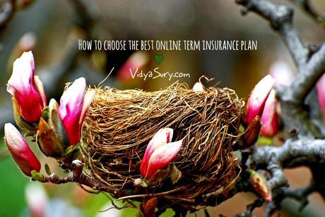 How to choose the best online term insurance plan for you