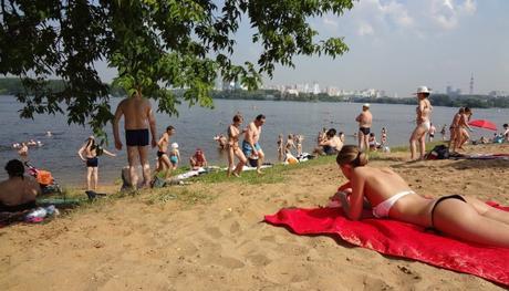 Moscow created safe beach areas  for children and adults who can not swim