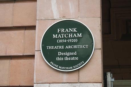#plaque366 Frank Matcham #Richmond Theatre @RichmondTheatre