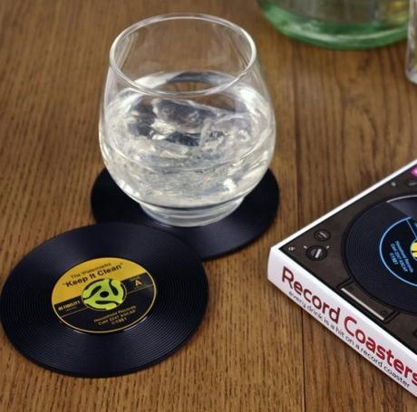 Vinyl Record Drink Coasters