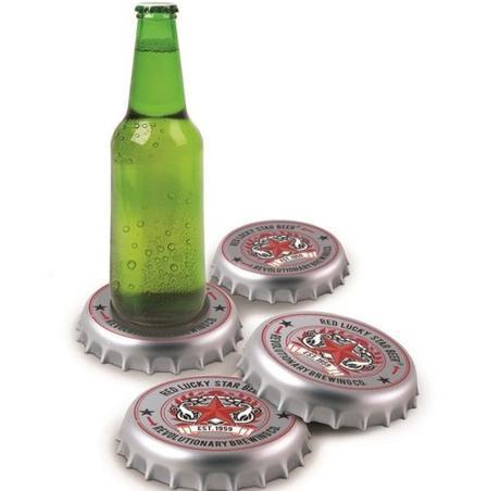 Beer Bottle Cap Drink Coasters