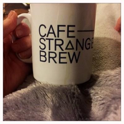 Cafe strange brew cup mug