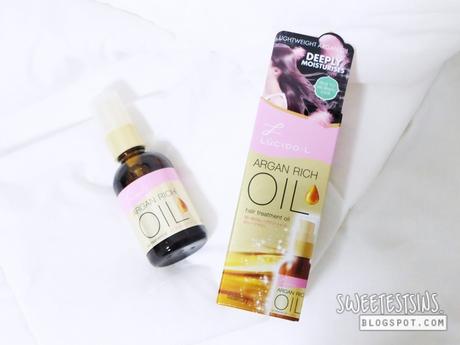 lucido-l argan rich oil hair treatment oil