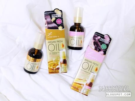 lucido-l argan rich oil hair treatment oil rich moisture and hair treatment oil review
