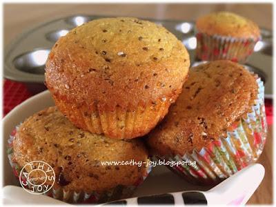 Cranberry Chia Seed Muffins