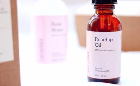 Amelia Moss Skincare, Rose Water and Rosehip Oil