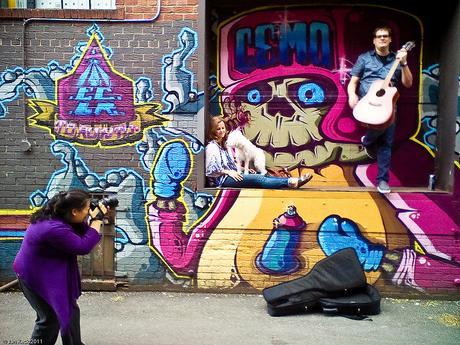 Gail shooting the fiances in Graffiti Alley