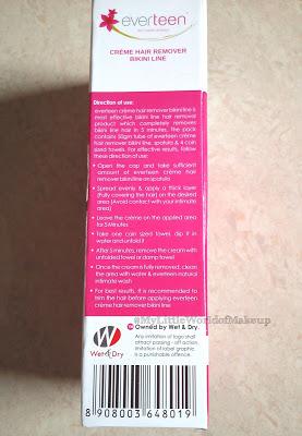 Everteen Bikini Line Hair Remover Cream Review