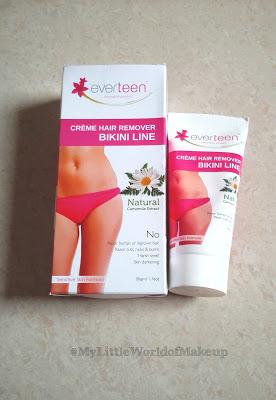 Everteen Bikini Line Hair Remover Cream Review