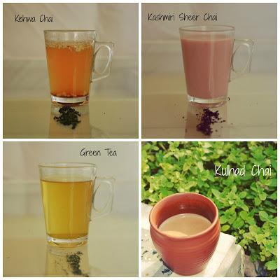 Different types of tea