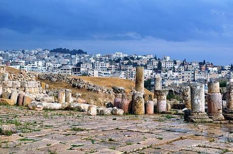 English: The ancient city of Jerash in the Has...
