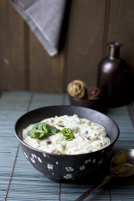 Eggplant in Yogurt gravy