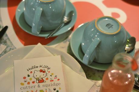 Afternoon tea at Cutter & Squidge's Hello Kitty Secret Garden.