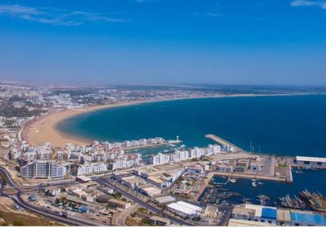 English: Areal view of Agadir