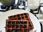 Easy Not-So-Fatty Crispy Chocolate Buttermilk Waffles (Alton Brown)