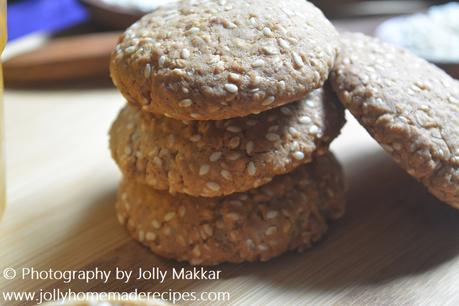 Toasted Sesame Barley Cookies, How to make Sesame Barley Cookies with Ginger