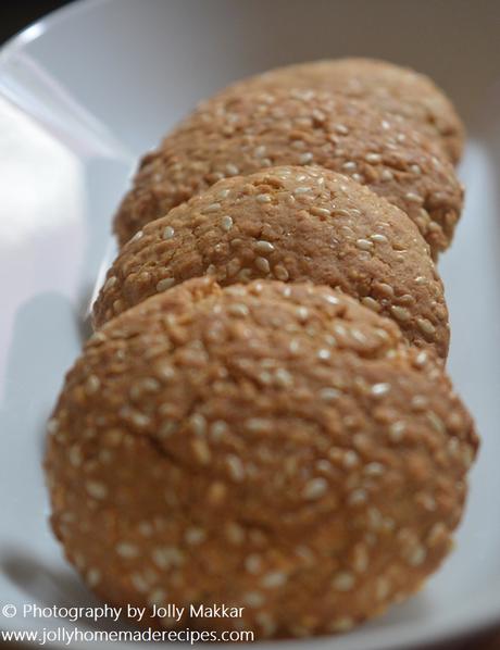 Toasted Sesame Barley Cookies, How to make Sesame Barley Cookies with Ginger