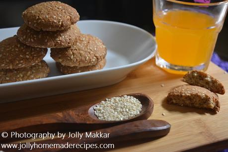 Toasted Sesame Barley Cookies, How to make Sesame Barley Cookies with Ginger