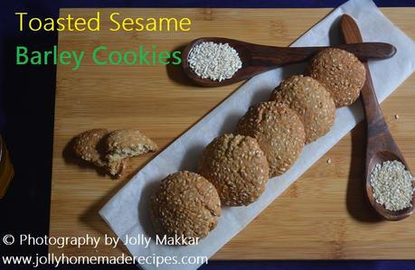 Toasted Sesame Barley Cookies, How to make Sesame Barley Cookies with Ginger