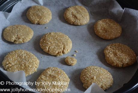 Toasted Sesame Barley Cookies, How to make Sesame Barley Cookies with Ginger