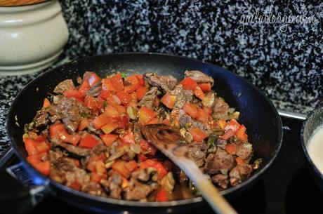 traditional Turkish food in a Portuguese kitchen