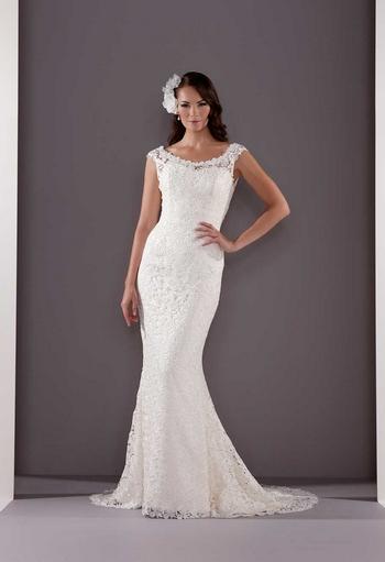 fit and flare wedding dress