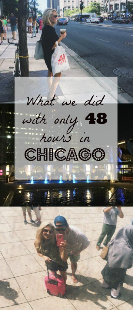 What do you do when you only have 48 hours in Chicago? Navy Pier, Millennium Park and so much more! It can be done! Click to see what we did in such a small amount of time. 
