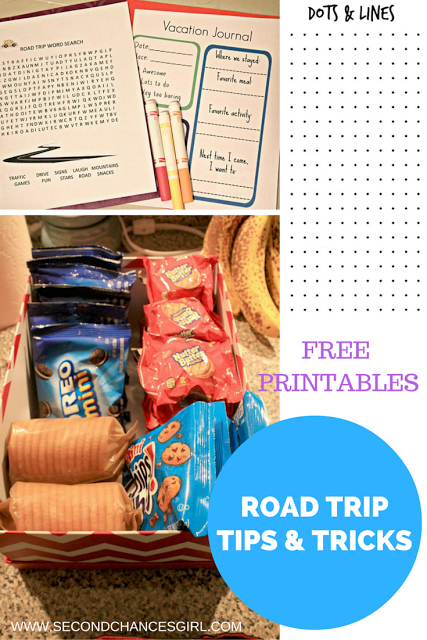Here's a list of road trip tips and tricks that work for our family, along with free road trip printables for kids of all ages!! #GetPackin #ad @Walmart
