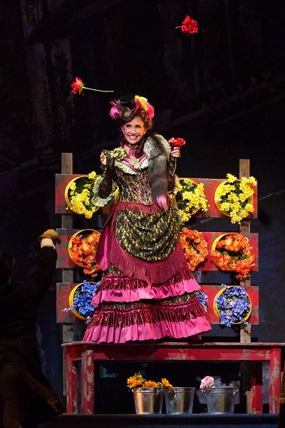 Vanessa Becerra as Musetta in The Glimmerglass Festival production of Puccini's 