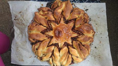 Swedish Star Breads Cinnamon Chocolate and Pizza