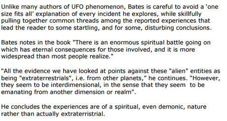 Creationist: Aliens are actually demons