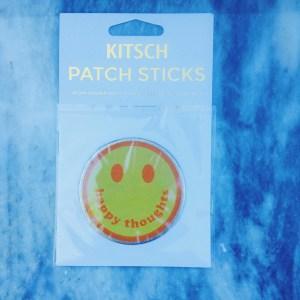 Kitsch Happy Thoughts Vegan Leather Patch