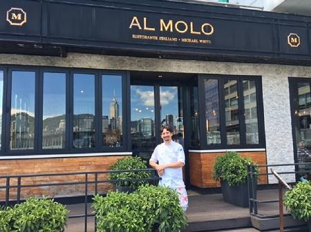 Giuseppe Ferreri Head Chef - Al Molo has a Hong Kong view with a New York Italian taste