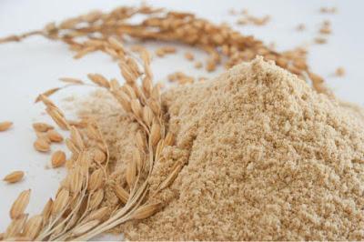 Rice bran mask