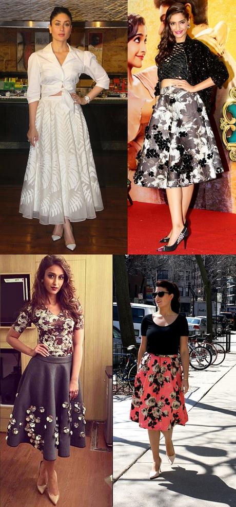 11 Chic Ways to Rock in Skirt like Bollywood/Hollywood Celebs