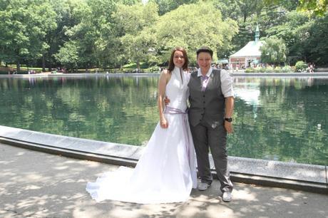 RD wedding central park conservatory water