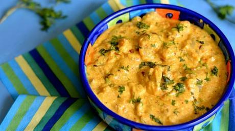 Paleo Indian Vegetarian Recipe - Sweet Potato In A Yoghurt Gravy
