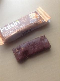 Pulsin Almond & Raisin Raw Choc Brownies